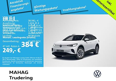 VW ID.4 Volkswagen Pro 210kW WärmePu CCS AHK IQ.Light Navi Par