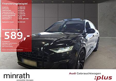 Audi SQ8 4.0 TFSI Q MATRIX PANO AHK LEDER HuD BLACK