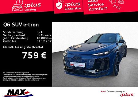 Audi Q6 e-tron QUATT S LINE EDITION ONE BLUE +AR HUD+