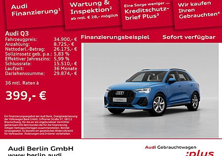 Audi Q3 45 TFSI e S line S tr. 360°K PDC MATRIX NAVI