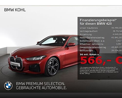 BMW 420 i Coupe M Sport Shadow Line Innovationspaket