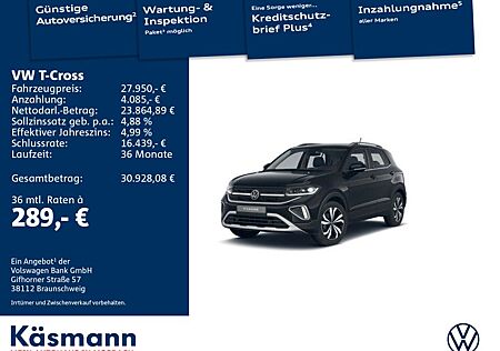 VW T-Cross Volkswagen Style 1.0TSI AHK NAVI KAM KEYLESS
