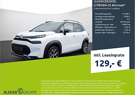 Citroën C3 Aircross PureTech 110 Shine