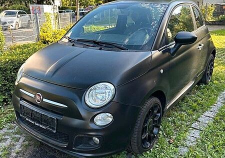 Fiat 500S 500 S-Line, mattschwarz, unfallfrei, gepflegt