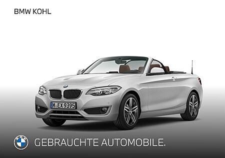 BMW 218 gebraucht kaufen BMW 218 i Cabrio Sport Line Navigation Business Fern