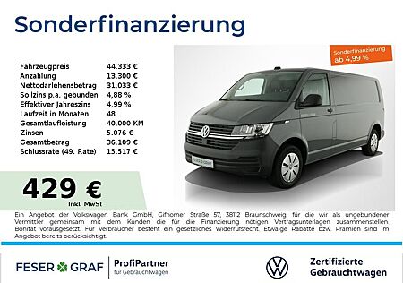 VW T6 Volkswagen .1 Kasten 2.0 TDI LR AHK Rückfahrkamera Klima