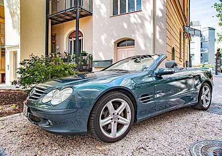 Mercedes-Benz SL 500 topasblau Panorama Zustand 1A