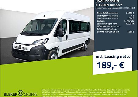 Citroën Jumper Kastenwagen Verglast 35 L3H2 Blue