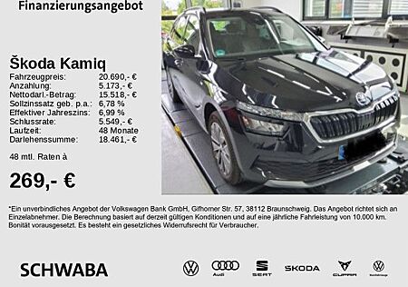 Skoda Kamiq Tour 1.0 TSI DSG *LED*SPUR*MirrorLink*17''