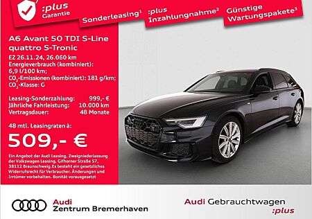 Audi A6 AVANT 50 TDI S-LINE QUAT. S-TRON. PANO MATRIX