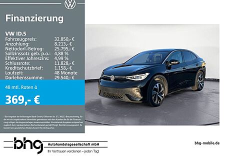 VW ID.5 Volkswagen Pro Performance mit Infotainment-Paket