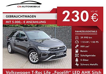 VW T-Roc Volkswagen Life "Facelift" LED AHK Sitzh PDC vo+hi