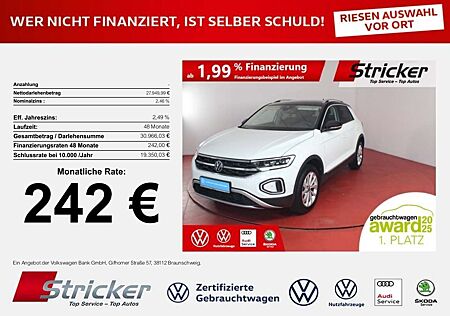 VW T-Roc Volkswagen Style 1.5TSI DSG 242,-ohne Anzahlung AHK N