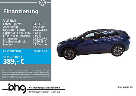 VW ID.4 Volkswagen Pure mit Infotainment-Paket