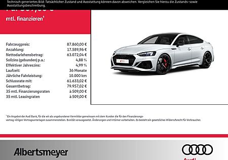 Audi RS5 RS 5 Sportback 331 KW TFSI QUATTRO+MATRIX+B&O+PA