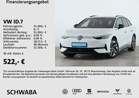 VW ID.7 Volkswagen Tourer Pro 82 kW/h IQ.LIGHT*AHK*ACC*8-fach