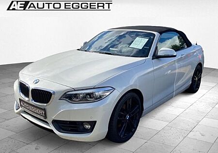 BMW 218 Advantage EU6d-T i Cabrio Navi Leder Soundsy