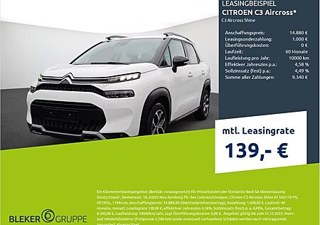 Citroën C3 Aircross PureTech 110 S&S Shine