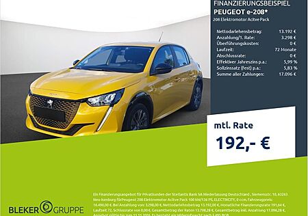 Peugeot 208 Elektromotor Acitve Pack