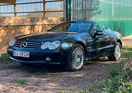 Mercedes-Benz SL 500 - smaragdschwarz, Navi, Touch