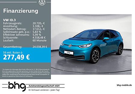 VW ID.3 Volkswagen Performance Pro Family MatrixLED ACC-Front-