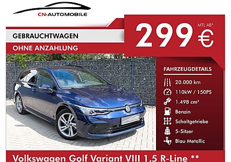 VW Golf Volkswagen Varia. VIII 1,5 R-Li. #RATE ab 299,-€/Monat