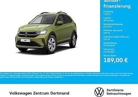 VW Taigo Volkswagen 1.0 LIFE AHK ALU NAVI LED SITZHEIZUNG DAB+