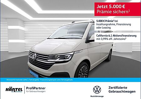 VW T6 California Volkswagen 6.1 OCEAN 2,0 TDI DSG (+EURO6) LED