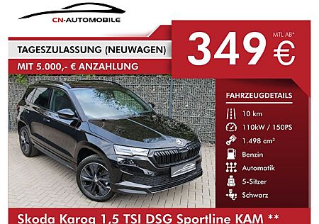 Skoda Karoq 1,5 TSI DSG Sportl. #RATE ab 349,-€/Monat