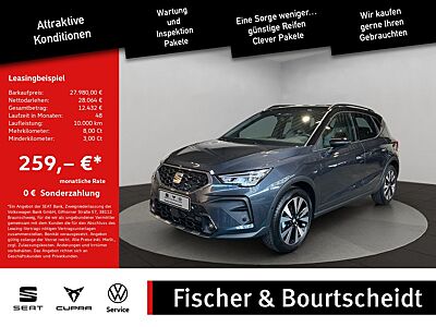 Seat Arona TSI 1.0 TSI 85 kW FR GJR NAVI PDC SHZ LED