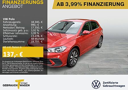 VW Polo Volkswagen 1.0 TSI MOVE LED NAVI VIRTUAL SITZHZ LM15