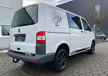 VW T5 Transporter Volkswagen T5+4M+SEIKEL+Diff-Sperre+AHK+ALL Terrain+Standh