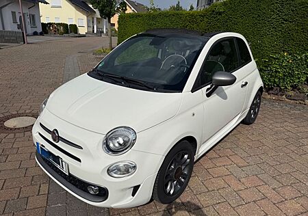 Fiat 500C TwinAir SPORT Gelato weiß-grau
