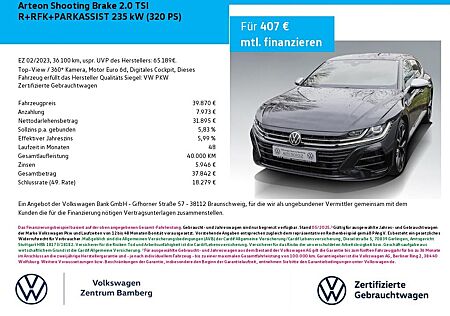 VW Arteon Volkswagen Shooting Brake 2.0 TSI R+RFK+PARKASSIST