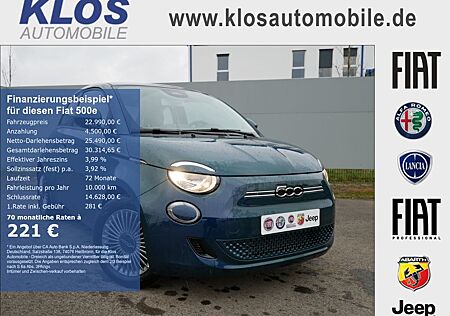 Fiat 500E ICON 42kWh NAVI ALU KLIMAAUTOMATIK CARPLAY