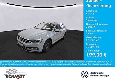 VW Passat Variant Volkswagen 1.5 TSI Business MATRIX FSH RFK