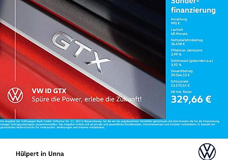 VW ID.5 Volkswagen GTX 4X4 WÄRMEPUMPE AHK CAM ACC LM20 NAVI