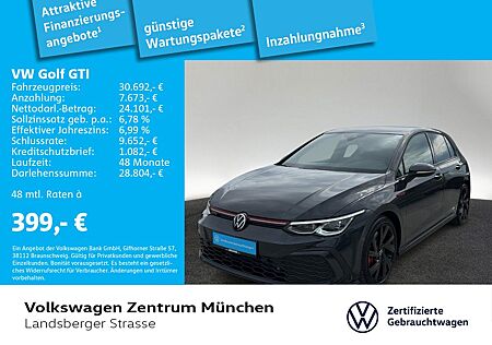 VW Golf Volkswagen VIII GTI 2.0 TSI AHK ACC LED+ Navi Rear Vie