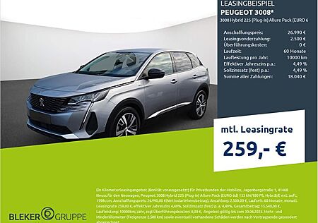 Peugeot 3008 Hybrid 225 (Plug-In) Allure Pack (EURO 6d)