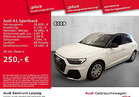 Audi A1 Sportback 25 TFSI S line S-tro. *LED*Connect*