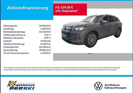 VW Tiguan Volkswagen 1.5 eTSI Elegance DSG KLIMA; AHK, LED, N