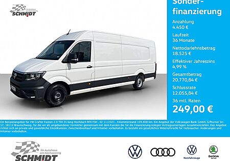 VW Crafter Volkswagen Kasten 2.0 TDI 35 lang Hochdach RFK FSH