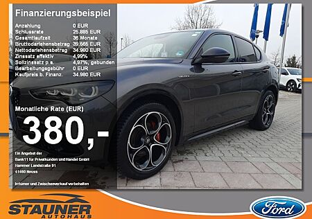 Alfa Romeo Stelvio 2.2 JTDM Veloce Q4 ACC Kamera LED Leder