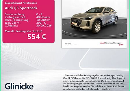 Audi Q5 Sportback TDI qu. AHK LED LM 18" Navi RFK ACC