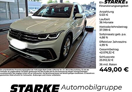 VW Tiguan Volkswagen 2.0 TSI DSG 4MOTION R-Line Panodach AHK