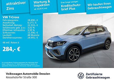 VW T-Cross Volkswagen 1.0 TSI DSG Style ACC Kamera LED Navi