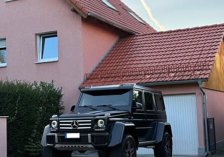 Mercedes-Benz G 500 4×4² in Designo Mango Schwarz Matt | 2017