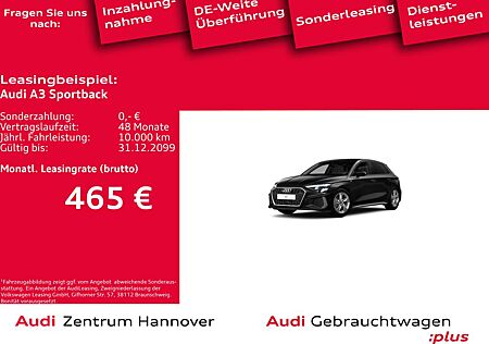 Audi A3 Sportback S line 35 TFSI LED virtual Parkassi