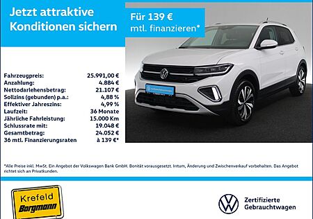 VW T-Cross Volkswagen 1.0 TSI Style MATRIX-LED ACC NAVI KAMERA