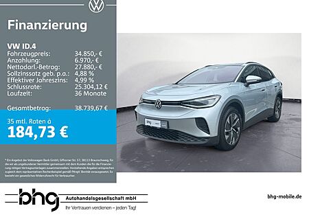 VW ID.4 Volkswagen Pure Performance Pano-Dach; Matrix; Wärmepu